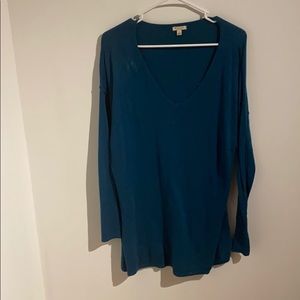 Teal pullover sweater